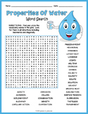 STRUCTURES & PROPERTIES OF WATER Word Search Puzzle Worksh