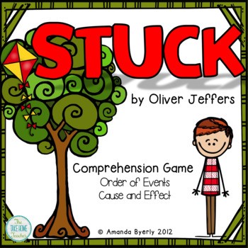 Preview of STUCK by Oliver Jeffers comprehension game