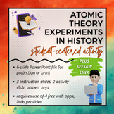 Atomic Theory Experiments Student Centered Learning Activity