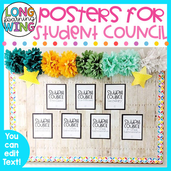 elementary school student council posters ideas