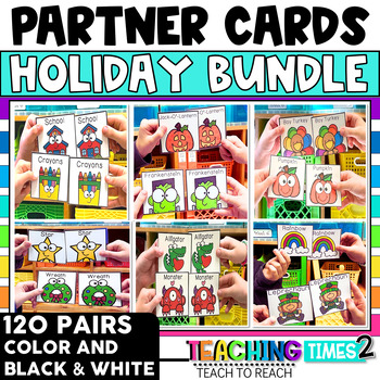 Preview of Partner Cards | Partner Pairing Cards | Holiday Partner Cards