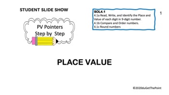 Preview of STUDENT PLACE VALUE POWER POINT