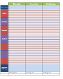 STUDENT PLANNER - Secondary (not editable)