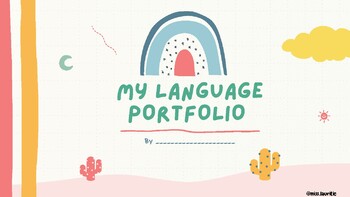 Preview of STUDENT'S PORTFOLIO