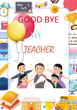 Preview of STUDENT TEACHER GOODBYE BOOK!