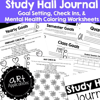 Preview of STUDY HALL JOURNAL BUNDLE