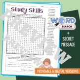 STUDY SKILLS Word Search Puzzle Activity Vocabulary Worksh