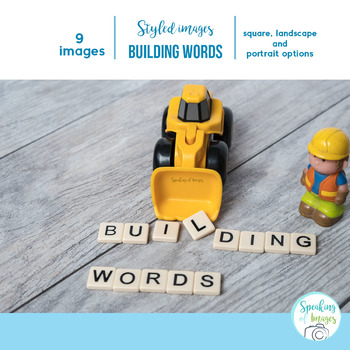 Preview of STYLIZED IMAGES: PHONEMIC AWARENESS with Construction theme