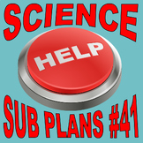 SUB PLANS 41 - MORE SCIENCE VOCABULARY (ELA / puzzles / re