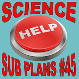 SUB PLANS 45 - EVEN MORE SCIENCE VOCABULARY (ELA / puzzles
