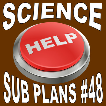 Preview of SUB PLANS 48 - MORE EARTHQUAKES (Science / No Prep / Cloze / ELA / No Prep)