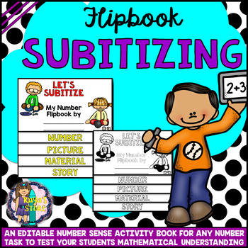 Preview of SUBITIZING NUMBER ACTIVITIES (Subitizing Flip Book)