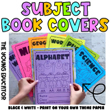 SUBJECT BOOK COVERS - Back to School