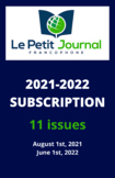 SUBSCRIPTION: Monthly news summaries for French students; 