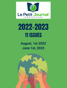 Preview of SUBSCRIPTION: Monthly news summaries for French students; 2022-2023 school year