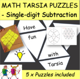 SUBTRACTING SINGLE DIGIT | Math Tarsia Puzzle
