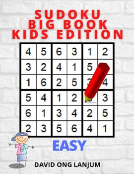 Preview of SUDOKU 6X6 EASY LEVEL 10 SETS WITH SOLUTIONS