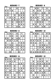 Sudoku Per Bambini 8-12 Anni: Sudoku 9x9, Livello: Facile con