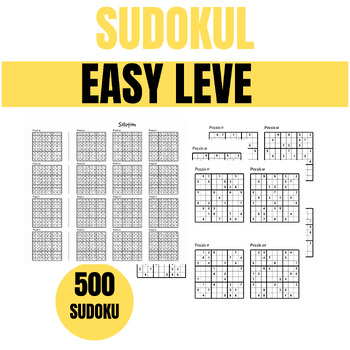 Preview of SUDOKU EASY LEVEL