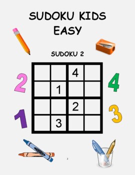 Kids Sudoku 4x4 - Easy 