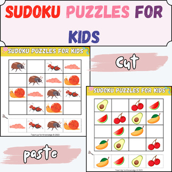 Preview of Thanksgiving Mystery SUDOKU Puzzles  for Kids : 25 Puzzles 4x4 SUDOKO