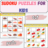 Thanksgiving Mystery SUDOKU Puzzles  for Kids : 25 Puzzles