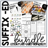 SUFFIX -ED Inflectional Ending Reading Lesson Plans Games 