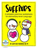 SUFFIXES - Printable grammar worksheets