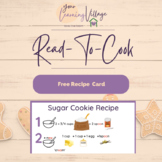 SUGAR COOKIES: Free Read-To-Cook Visual Recipe Card