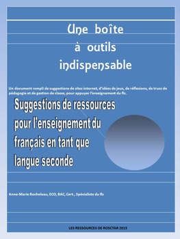 Preview of SUGGESTIONS DE RESSOURCES POUR LE FLS 2015