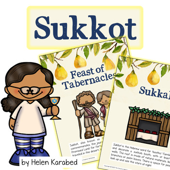 Preview of SUKKOT Feast of Tabernacles Coloring Pages and Poster Set | Bulletin Board Decor
