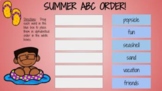 SUMMER ABC Order Activity - Google Slides