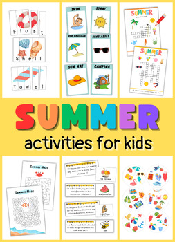 Preview of SUMMER Activities BUNDLE. No Prep.