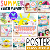 SUMMER BEACH MEMORY Fun Seasonal Poster Classroom Decor Bu
