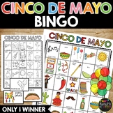 CINCO DE MAYO BINGO Game Activity 25 Different Bingo Cards
