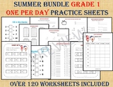 BUNDLE Grade 1 MATH (over 120 sheets)