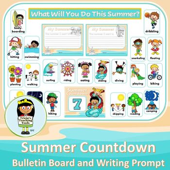 SUMMER COUNTDOWN POSTER & BULLETIN BOARD IDEA - END OF YEAR ACTIVITIES