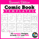 SUMMER Comic Book & Graphic Novel Templates // Personal & 