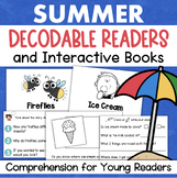 SUMMER Decodable Readers Mini Book BUNDLE Comprehension Ac