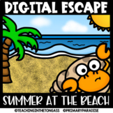Summer Escape Room Math & ELA Digital Activities