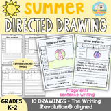 SUMMER Directed Drawing & Writing - Fragments + Sentences 