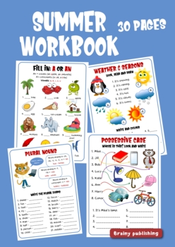 summer english workbook pdf activity for kids useful worksheets