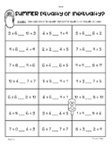 SUMMER Equalities - Equality or Inequality? - Worksheet Pack