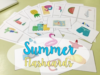 Preview of SUMMER FLASHCARDS
