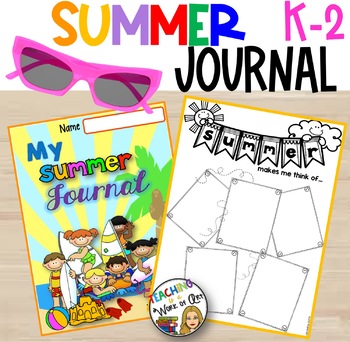 SUMMER JOURNAL by Teaching is a Work of Art | TPT