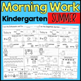 Summer Packet:  Kindergarten-going into First Grade Mornin