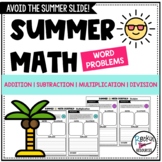 SUMMER MATH WORD PROBLEMS - EASY TO DIFFICULT