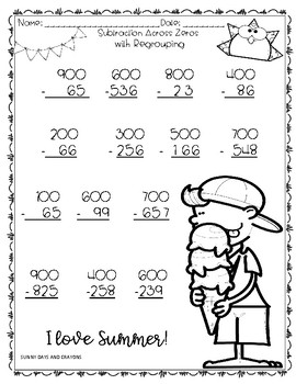 summer math worksheets activities by sunny days and crayons tpt