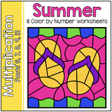 multiplication worksheets summer teaching resources tpt