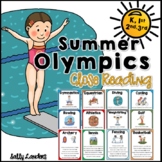 SUMMER OLYMPICS Close Reading Pack   K, 1st, 2nd, & 3rd Grade